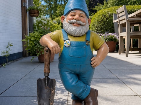 Harry is mascotte van de eerste tegelwipcampagne in Herent.