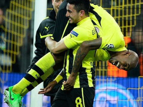 Ilkay Gündogan (nummer 8).