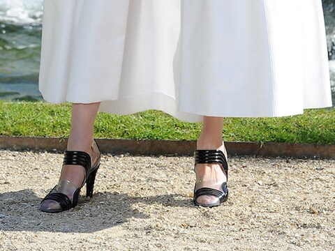 De bewuste schoenen uit de cruisecollectie van Chanel.