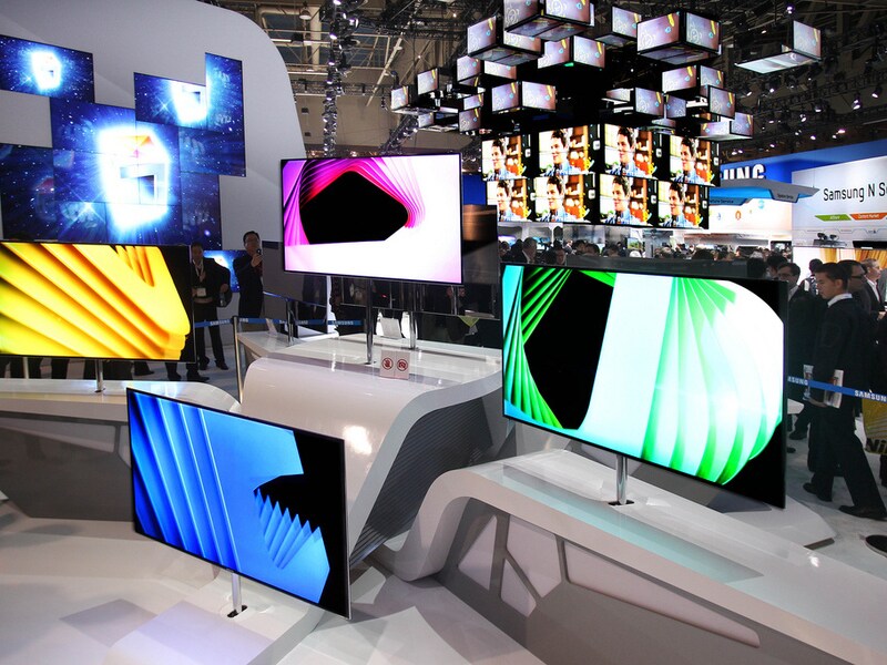 De stand van Samsung op de CES-beurs in januari.