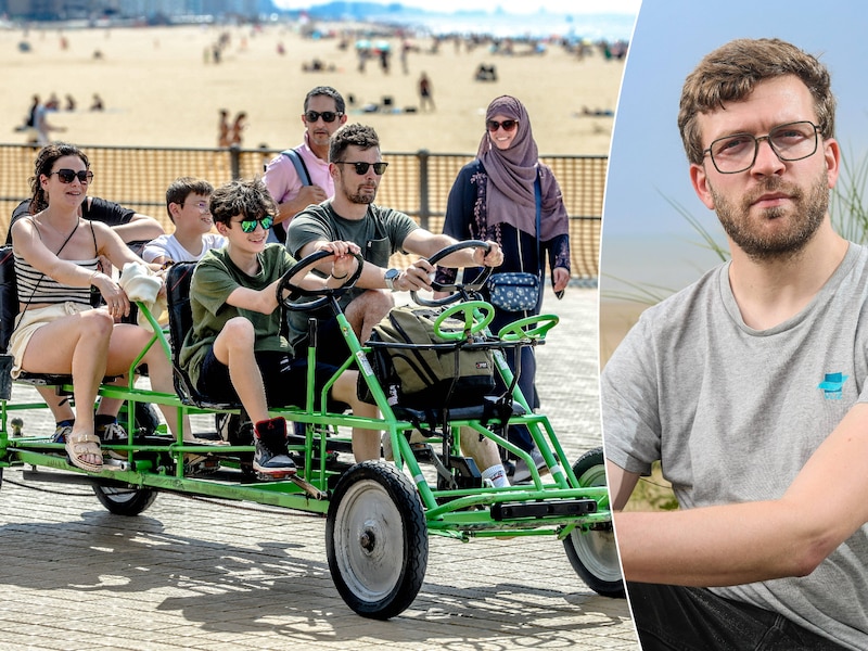 Onderzoeker Maarten De Rijcke legt uit waarom leven aan de Belgische kust zo gezond is.