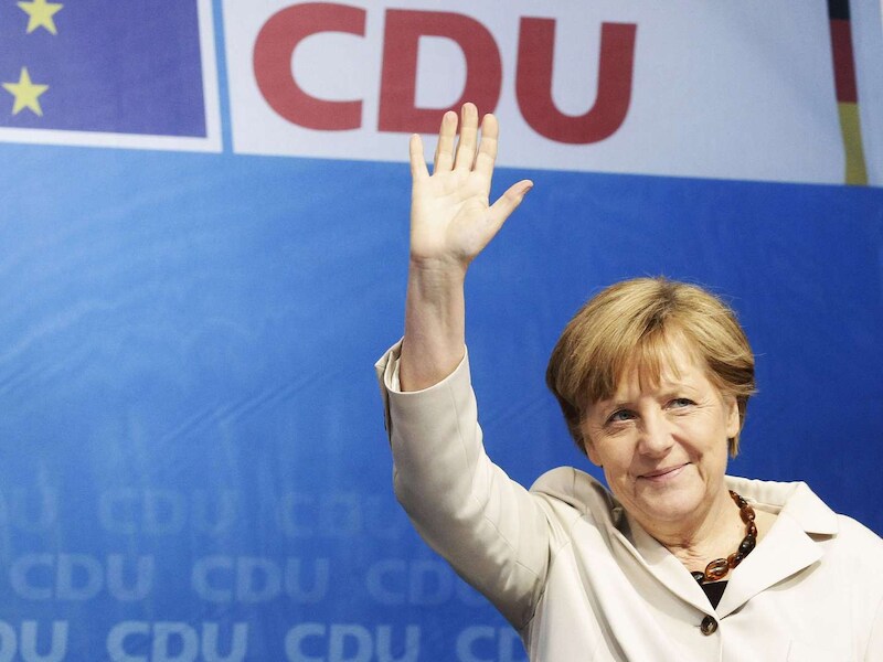 De Duitse Bondskanselier Angela Merkel.