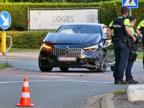 Het ongeval aan de Genkersteenweg in Hasselt.