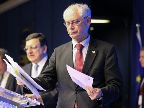 EU-voorzitter Herman Van Rompuy.
