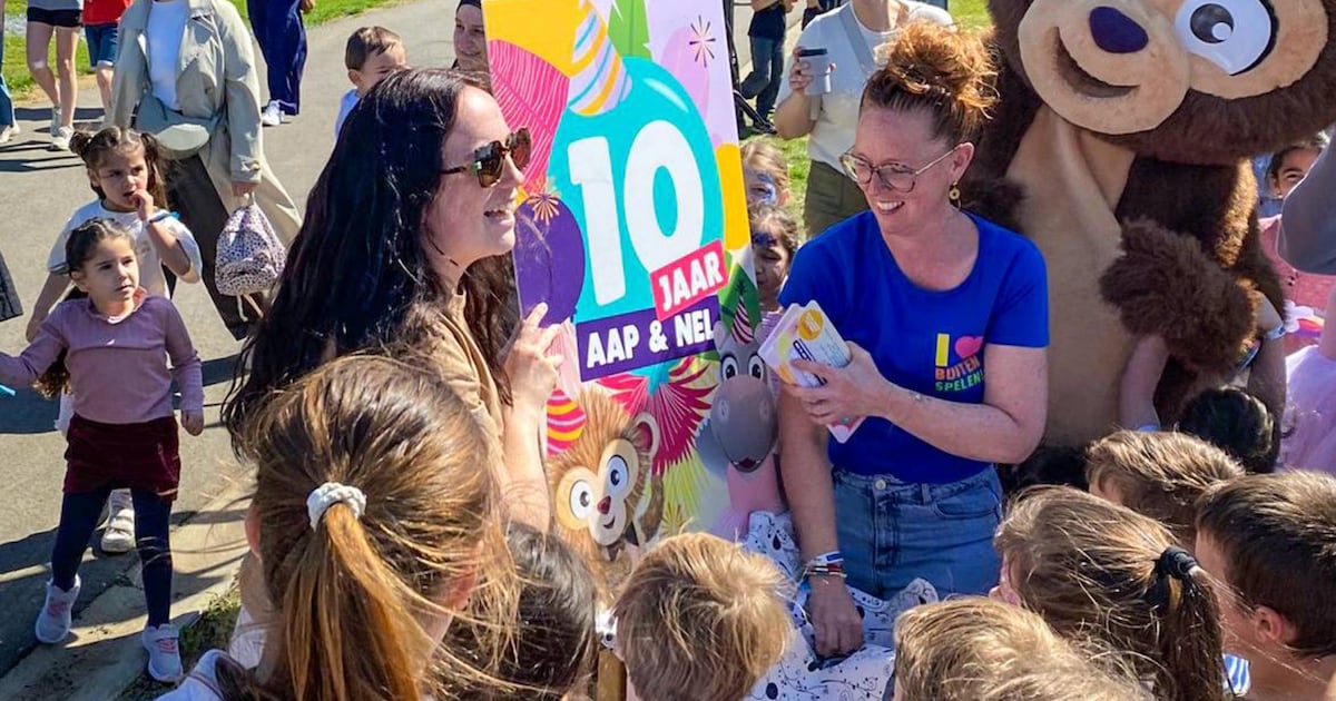 Heusden-Zolder viert 10 jaar Aap & Nel met groot kinderfeest tijdens Buitenspeeldag