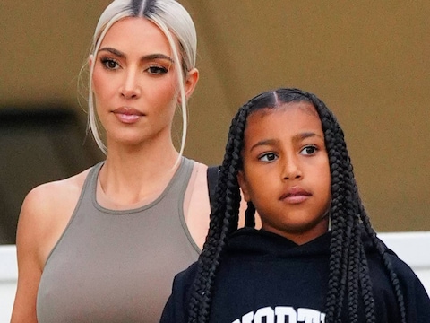 Kim Kardashian en North West.