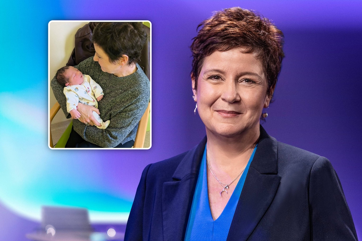 Presentatrice Kathleen Cools verwelkomt tweede kleinkind: “Wat een liefde,  wat een geluk” | BV | HLN.be