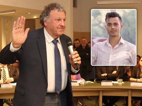 Onafhankelijk gemeenteraadslid en ex-Vlaams Belang-lijsttrekker Jan Van Puyvelde wordt stevig op de korrel genomen door huidig lokaal voorzitter van Vlaams Belang Matthias Wenselaers (inzet)
