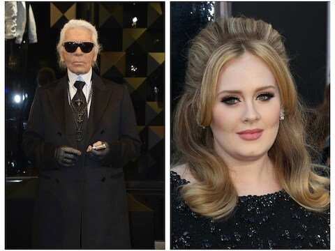 Lagerfeld en Adele