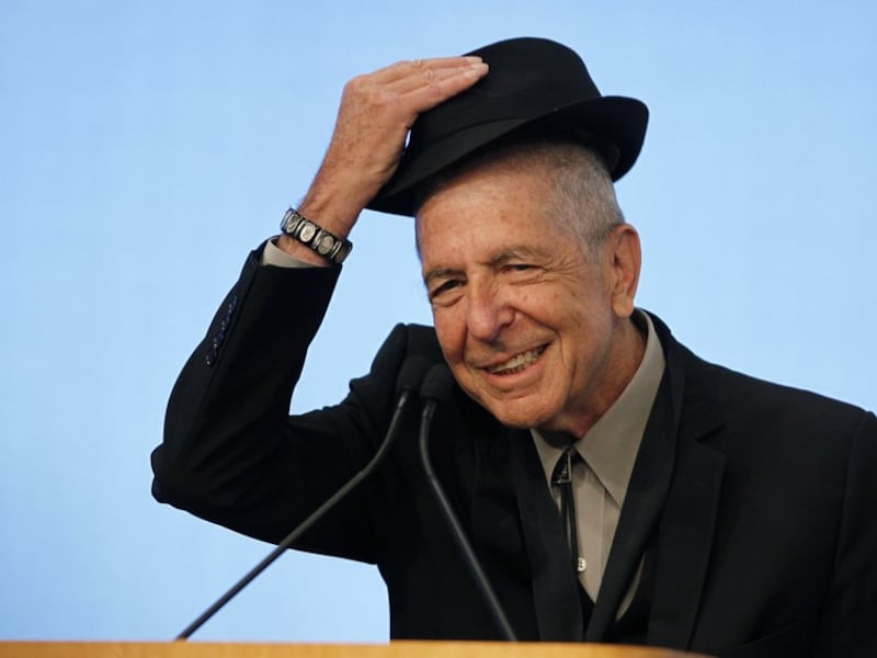 Leonard Cohen.