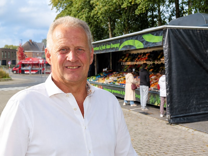 Raadslid Danny Meersman en zijn fractie ZorgSaam protesteren tegen een verhoging van de tarieven. 