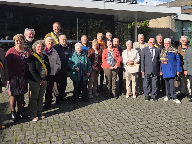 De jubilarissen in Eeklo.