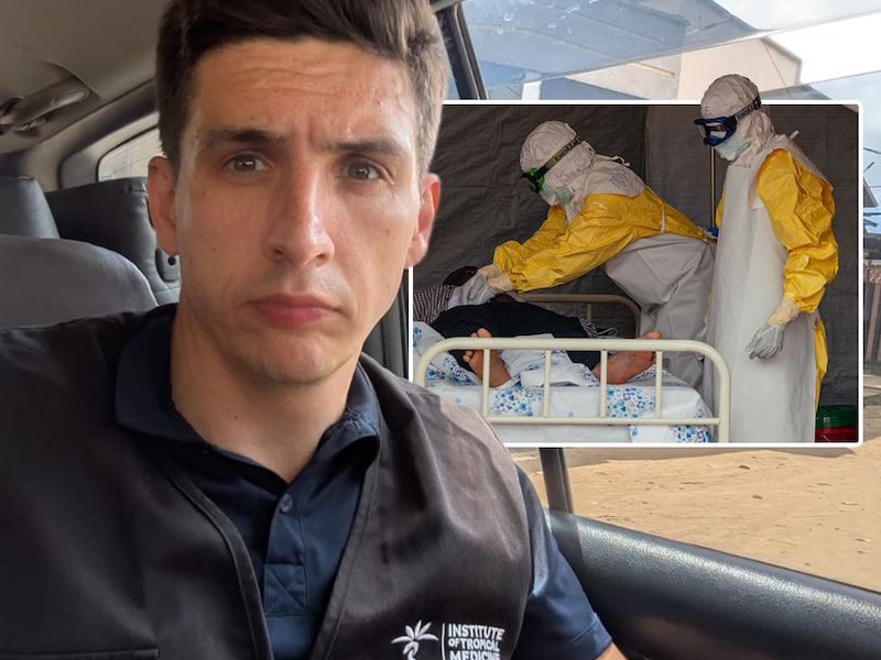 Infectioloog Laurens Liesenborghs (40) is in Congo om mee te helpen de ebola-uitbraak in te dammen.