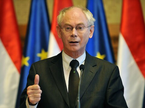 Europees president Herman Van Rompuy.