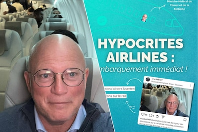 Klimaatminister Jean-Luc Crucke onder vuur nadat hij met vliegtuig reist naar vergadering over treinen