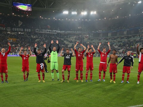 Bayern kwalificeerde zich voor de halve finales door Juventus uit te schakelen.