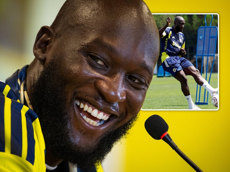 Hij kon zijn lach amper inhouden: hoe Fenerbahçe gerustgesteld werd over de fysieke paraatheid van Romelu Lukaku