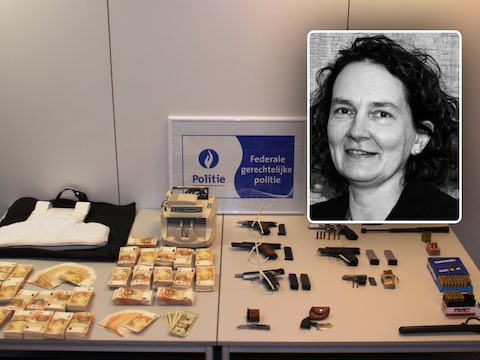 Groot beeld: een inbeslagname uit het Antwerpse drugsmilieu. Rechercheur L. van de federale politie werd ervan verdacht dat hij info lekte naar zulke criminelen, maar daar bleek niets van aan. Inzet: advocate Wendy Bosschaerts, die de man verdedigt.