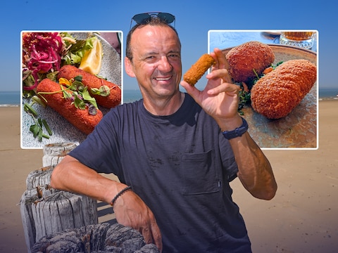 Luc Bellings zocht de kust af naar lekkere garnaalkroketten. 