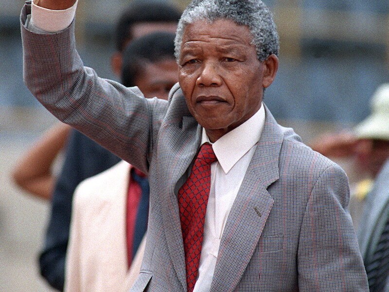 Mandela, twee weken na zijn vrijlating.