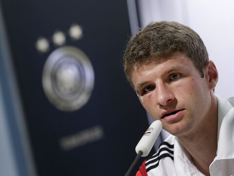 Ook deze Thomas Muller geraakt tijdig fit voor de wedstrijd tegen de VS.