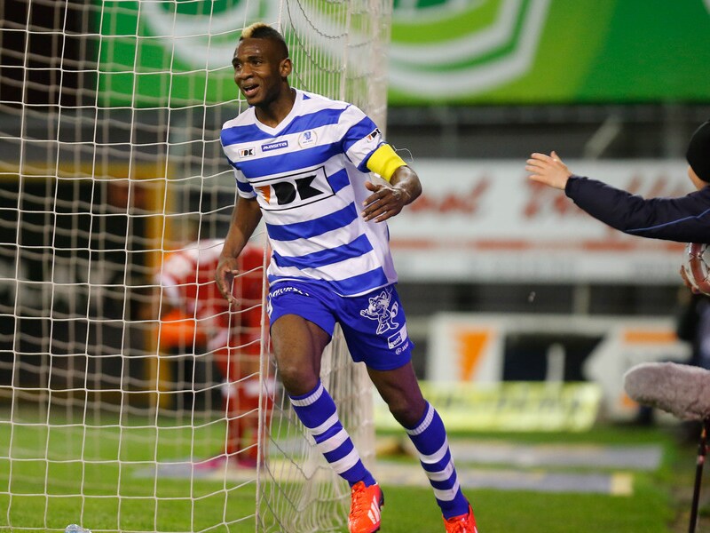 Mboyo met het laatste doelpunt ooit in het Ottenstadion
