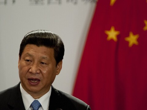 De Chinese president Xi Jinping