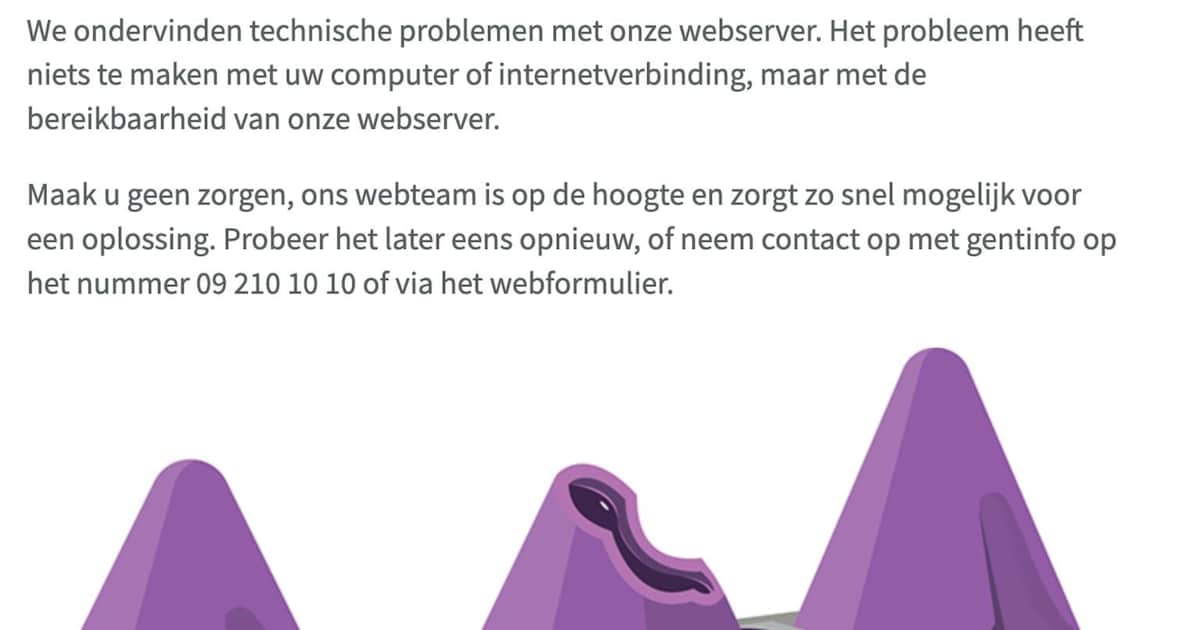 Website Stad Gent uit voorzorg offline door beveiligingsproblemen met ...