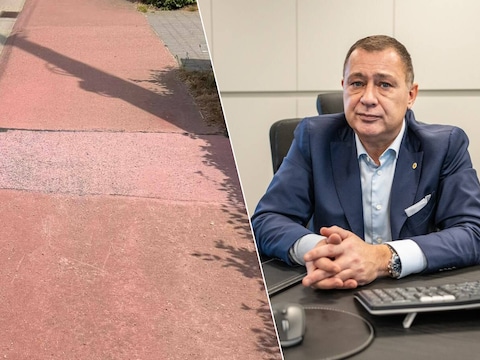 Aannemers van slecht uitgevoerde herstelwerken komen volgens burgemeester Peter Reekmans op een zwarte lijst te staan.