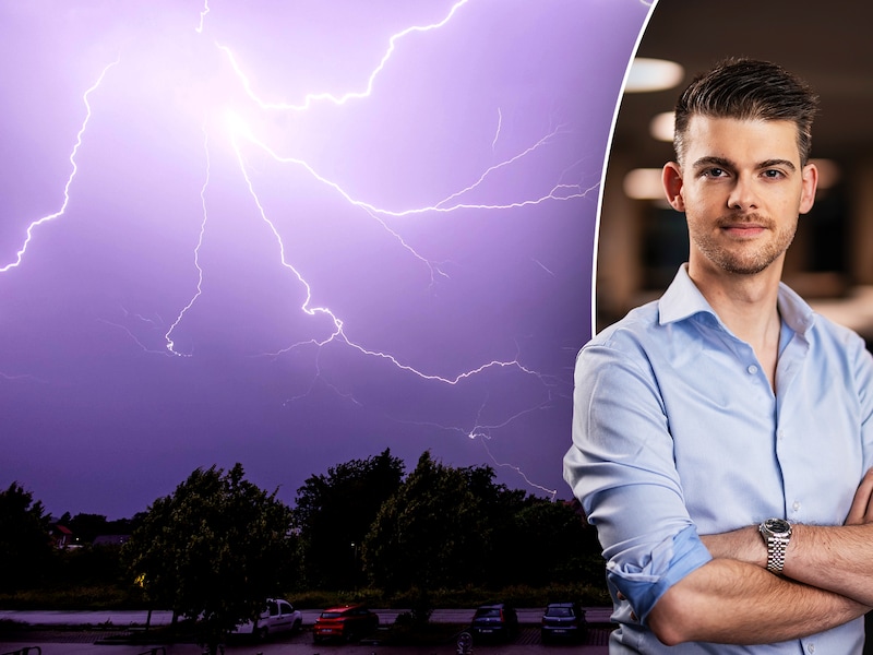 Het KMI kondigt code oranje af voor onweer in verschillende provincies.