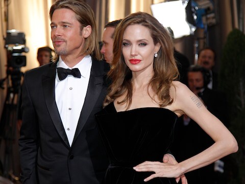 Brad Pitt en Angelina Jolie.