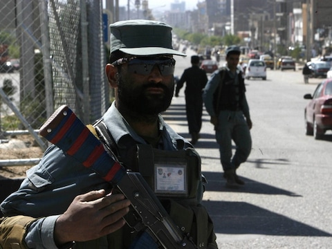Beveiliging in Afghanistan.