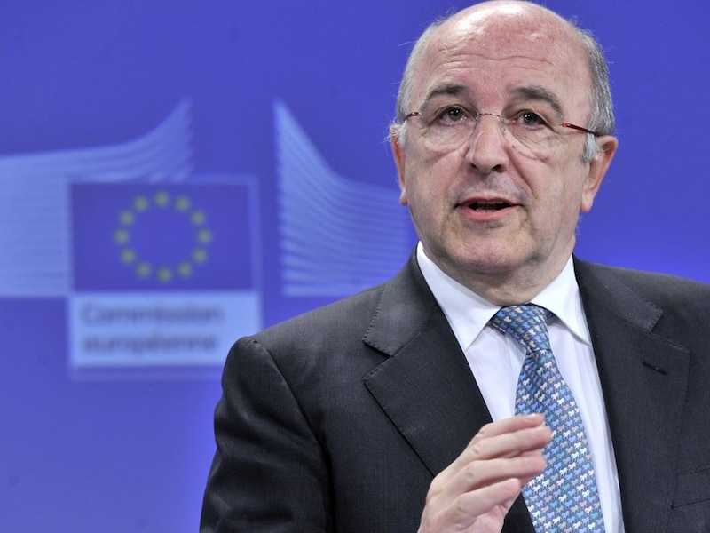 Europees Commissaris voor Mededinging Joaquin Almunia.