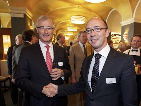Demotte met Vlaams minister Geert Bourgeois, partijgenoot van Van Aelst.