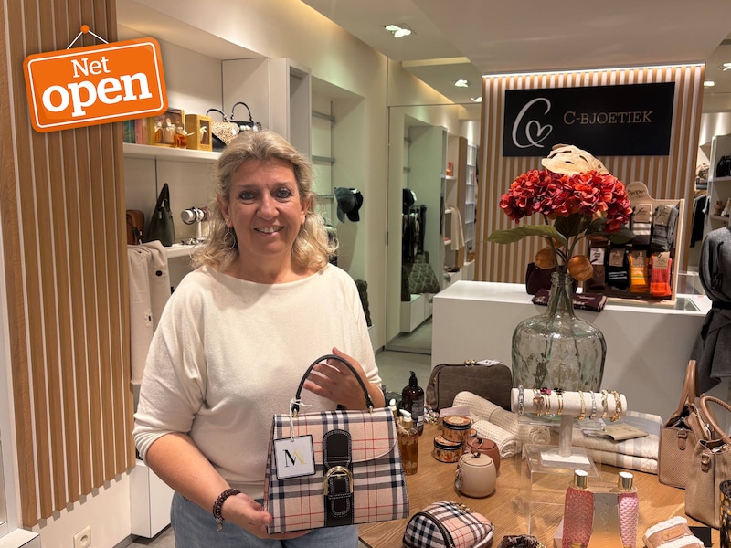 Cindy Van Lantschoot in C-bjoetiek in Deinze.