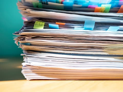 Stapel papierwerk