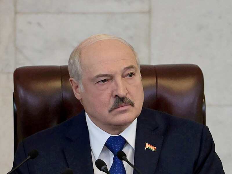 De Wit-Russische president Alexander Loekasjenko 