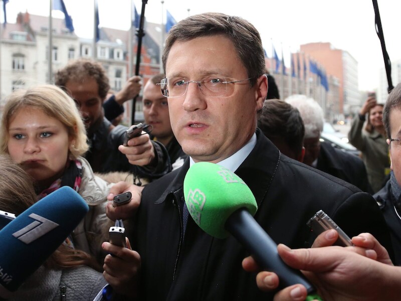 De Russische Energieminister Alexander Novak.