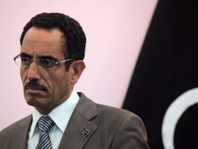 Abdel Hafiz Ghoga, vicevoorzitter van de Libische Nationale Overgangsraad.