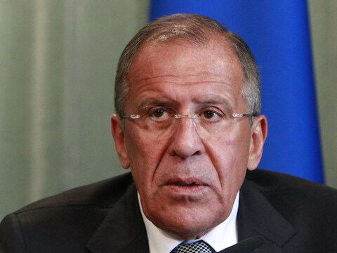 De Russische minister van Buitenlandse Zaken Sergey Lavrov.