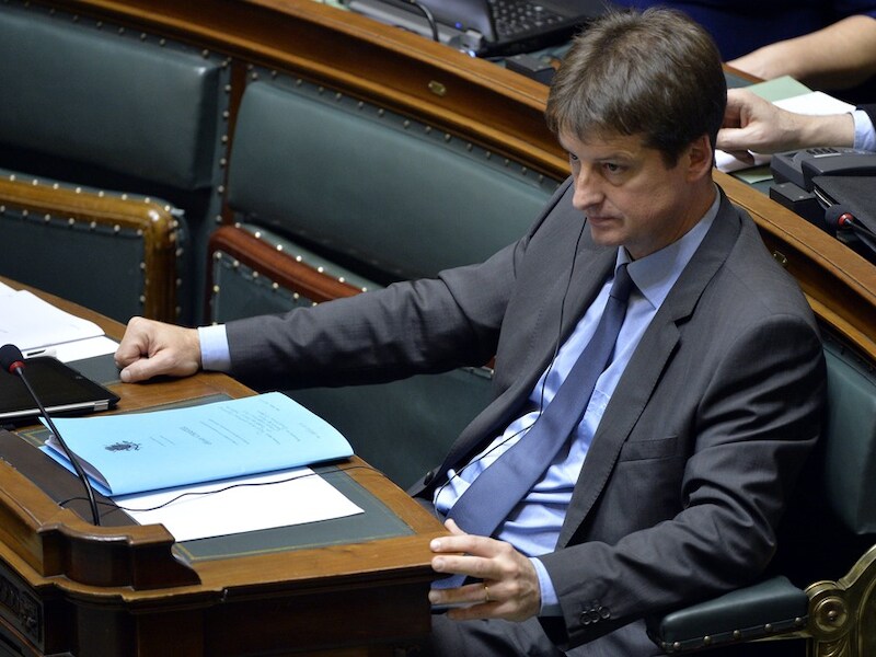 Begrotingsminister Olivier Chastel.