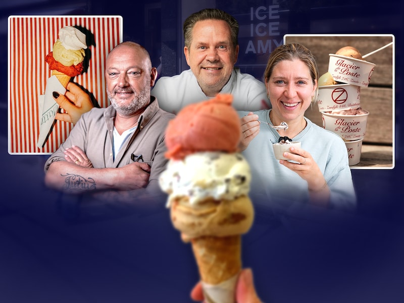 “Hier bakken ze zelfs de hoorntjes à la minute”: dit zijn de lekkerste ijsjeszaken volgens onze 10 topchefs