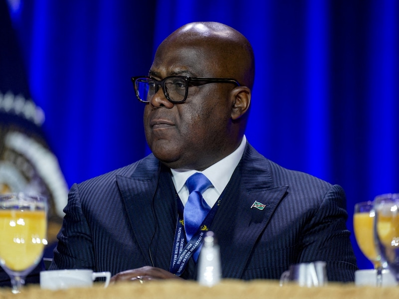 De Congolese president Félix Tshisekedi.