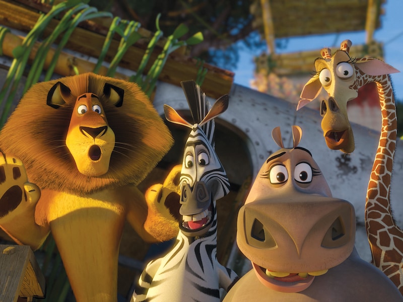 Beeld uit de Film Madagascar.