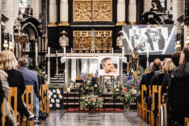 Enkele beelden van tijdens de uitvaart, aangeleverd door de familie. 