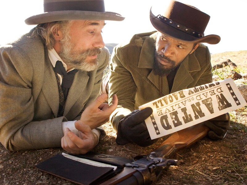 Een beeld uit 'Django Unchained'.