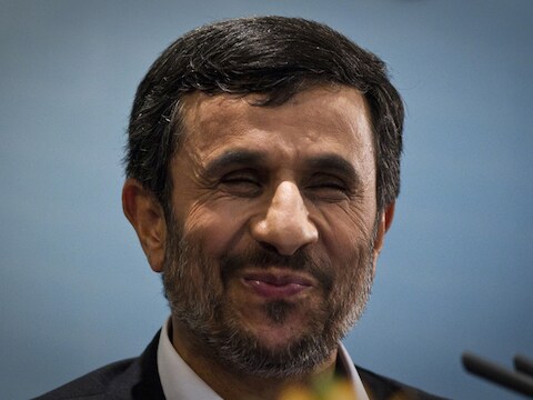 Mahmoud Ahmadinejad.
