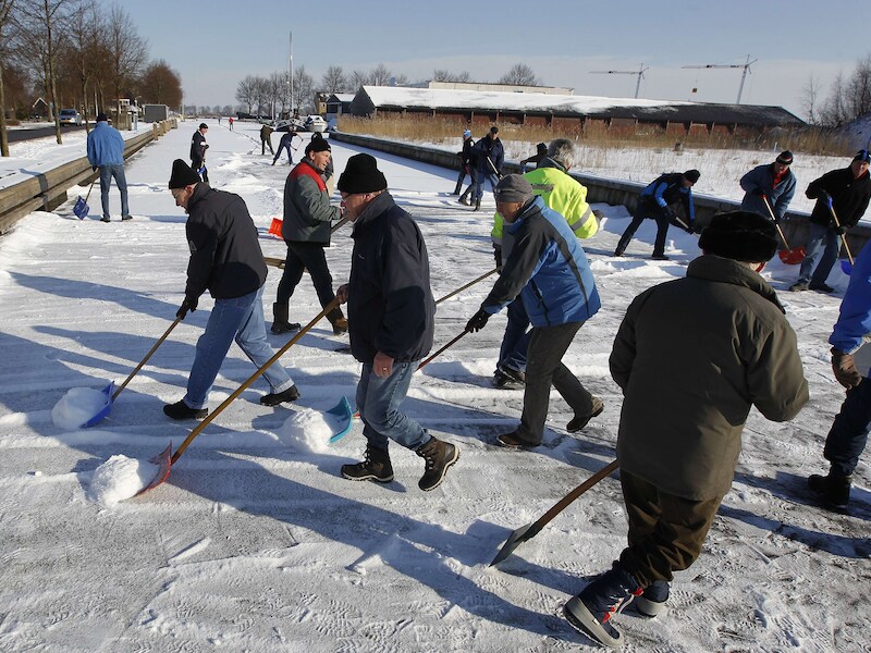Ook vorig jaar werd er in Nederland gehoopt op een Elfstedentocht.
