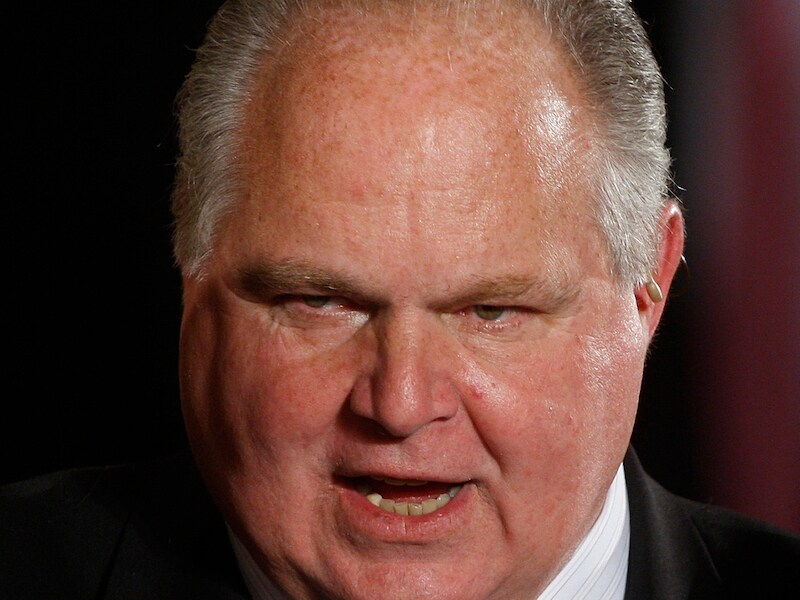 Radiopresentator Rush Limbaugh