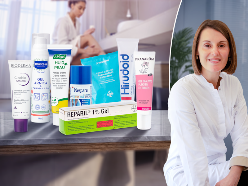 “Geen warmte, geen massage en al zeker geen biefstuk”: maar wat helpt wél tegen blauwe plekken? Dermatoloog licht 8 middeltjes door